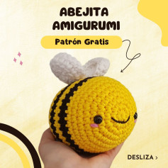 Patrón de Abejita Amigurumi Gratis para Tejer en Casa