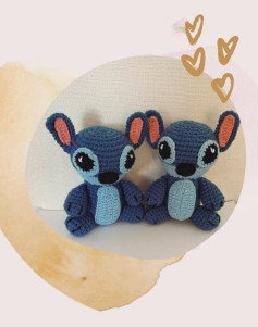Patrón de amigurumi de gemelos adorables para crochet