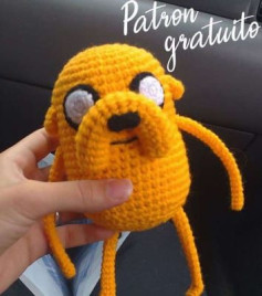 Patrón de amigurumi de perro amarillo gratis para principiantes