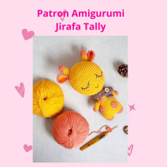 Patrón de amigurumi: Jirafa Tally con instrucciones detalladas