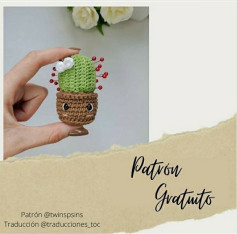 Patrón de Cactus Amigurumi: Fácil y Gratis para Principiantes