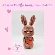 Patrón de Conejito Amigurumi con Zanahoria