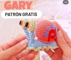 Patrón de ganchillo gratis para caracol de amigurumi
