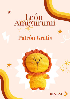 Patrón de León Amigurumi Gratis para Tejer