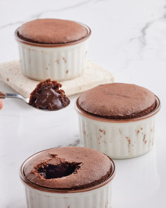 Portakal Aromalı Çikolatalı Sufle Lezzeti