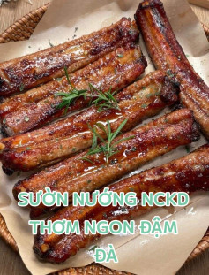 Sườn Nướng Ngon Đậm Đà Cùng Nồi Chiên Không Dầu
