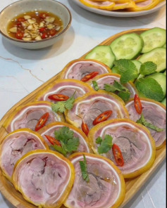 Tai Heo Cuộn Bắp Giò Thơm Ngon Hấp Dẫn