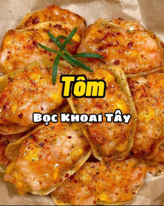 Tôm Bọc Khoai Tây Giòn Tan Hấp Dẫn