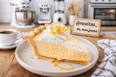 Torta de Laranja Cremosa e Refrescante Sem Forno