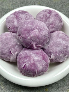 Viên Khoai Lang Tím Nhân Sữa Chua Ngọt Ngào