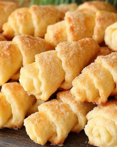 Воздушные творожные печенья к чаю