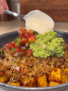 Zesty Taco Potato Bowl Delight