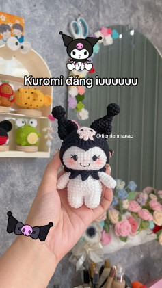 Adorable Crochet Kuromi Doll Pattern for Enthusiasts