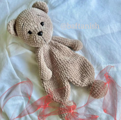 الگوی بافت خرس عروسکی نرم و دوست‌داشتنی برای کودکان