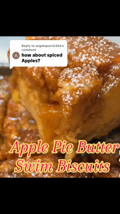 Apple pie swim biscuits