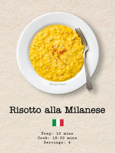 Authentic Risotto alla Milanese Recipe 🧀🇮🇹