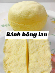 Bánh Bông Lan Mềm Mịn Như Mây, Dễ Làm Tại Nhà