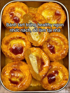 Bánh tart trứng healthy
