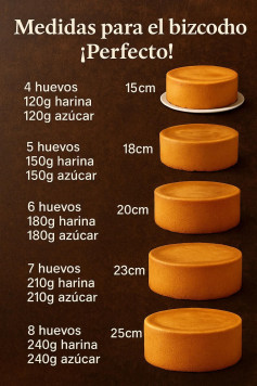 Bizcocho Aireado de Altura Perfecta