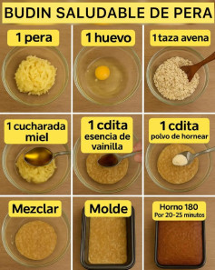 Budín de Pera Esponjoso y Aromático