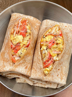 Burrito thanh cua trứng đơn giản, ngon miệng và nhanh chóng