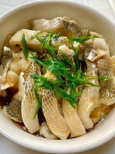 Cá Chẽm Hấp Thơm Ngon Cùng Hương Vị Cốm Dẻo