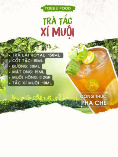 CÁCH LÀM TRÀ TẮC 🍵