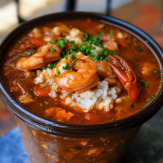 Cajun Shrimp & Sausage Gumbo Delight