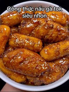 Cánh gà sốt Coca xì dầu đậm đà