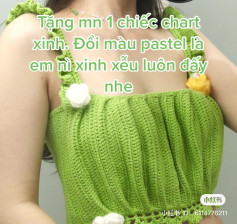 Charming Crochet Pattern for a Stylish and Elegant Pastel Top