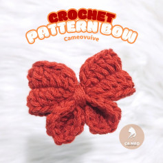 Chart móc len Nơ - Crochet pattern bow