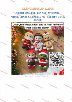 Chart móc ông già noel và người tuyết