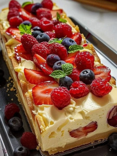 Cheesecake Fresco con Frutas del Bosque