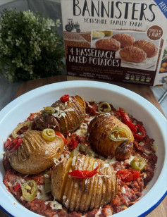 Cheesy Hasselback Taco Fiesta