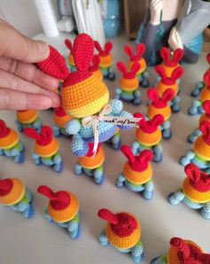 Colorful Crochet Bunny Collection for Creative Craft Enthusiasts