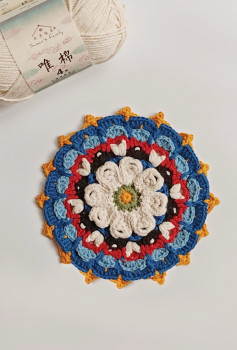 Colorful Crochet Mandala Pattern for Creative Crafting Projects