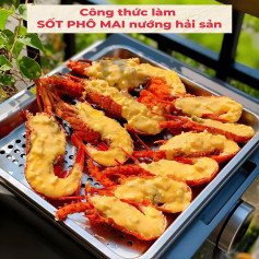 Công thức làm SỐT PHÔ MAI để nướng hải sản bằng NCKD ngon bất bại.