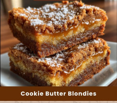 Cookie Butter Blondies