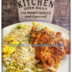 Crispy Bang Bang Chicken with Zesty Egg Fried Rice Delight