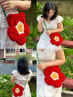 Crochet Flower Bag Pattern for Stylish Handmade Accessory