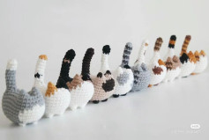 Crochet Pattern for Adorable Cat Tails Collection