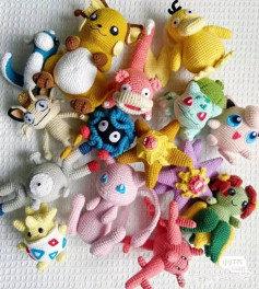 Crochet Patterns for Cute and Colorful Amigurumi Characters