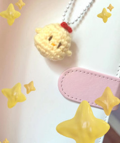 Cute Chick Crochet Keychain Pattern for Beginners