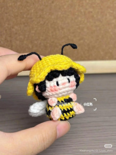 Cute Crochet Bee Doll Pattern for Beginners