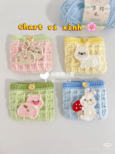 Cute Crochet Coin Pouch Patterns with Animal Designs