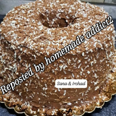 Decadent Cocoa Chiffon Delight with Grated Chocolate