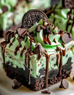 Delicia de Oreo y Menta con Chocolate