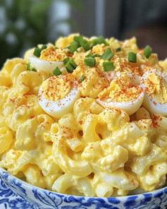 Deviled Egg Macaroni Salad