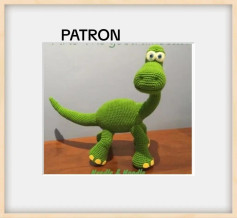 Dinosaurio Amigurumi: Patrón de Crochet para Principiantes