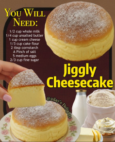 Fluffy Cloud Japanese Cheesecake Delight